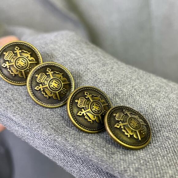 Paul Fredrick Grey Blazer Sports Coat 48R NEW WITH TAGS Wool Single Vent Jacket - Picture 4 of 12